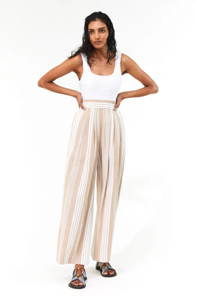 Women Mara Hoffman Pants and Shorts Paloma Pant White Sand