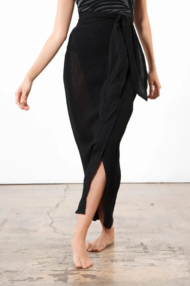 Women Mara Hoffman Skirts Thiago Skirt Black Women Mara Hoffman Skirts Thiago Skirt Black