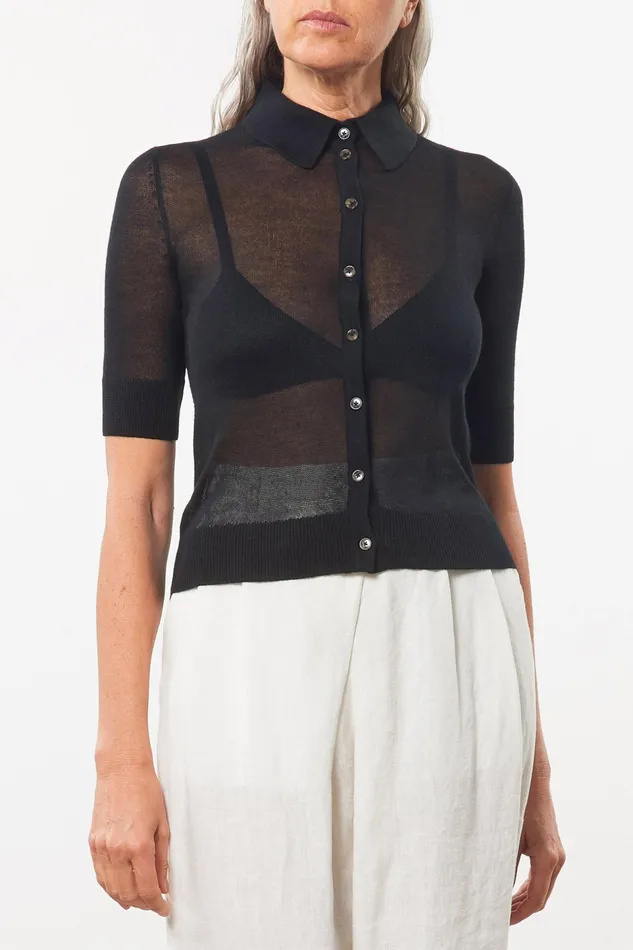 Women Mara Hoffman Sweaters Veronica Sweater Black