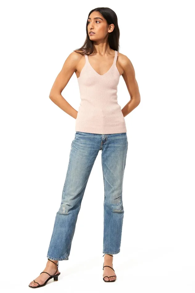 Women Mara Hoffman Tops Emilia Sweater Blush
