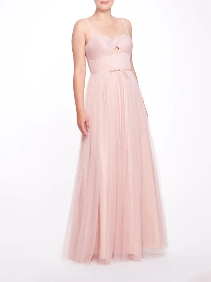Women Marchesa Marchesa Notte Portofino Blush