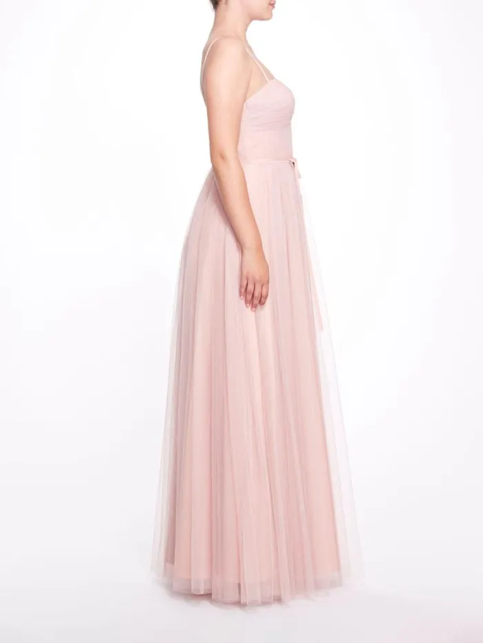 Women Marchesa Marchesa Notte Portofino Blush
