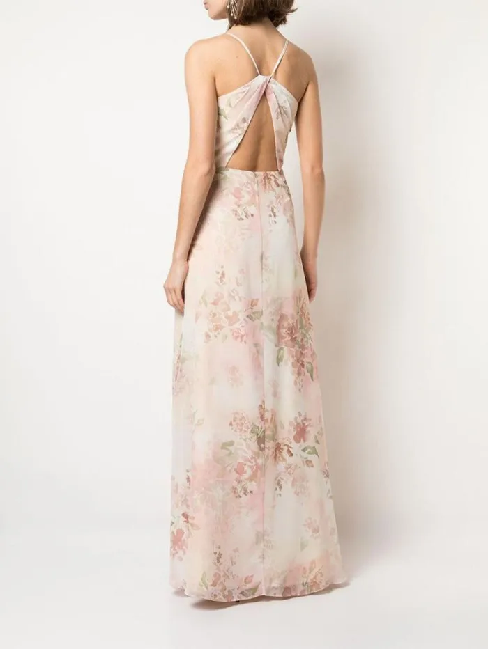 Women Marchesa Marchesa Notte Sessa Printed Blush