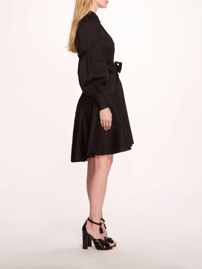 Women Marchesa Marchesa Rosa Disa Mini Dress Black
