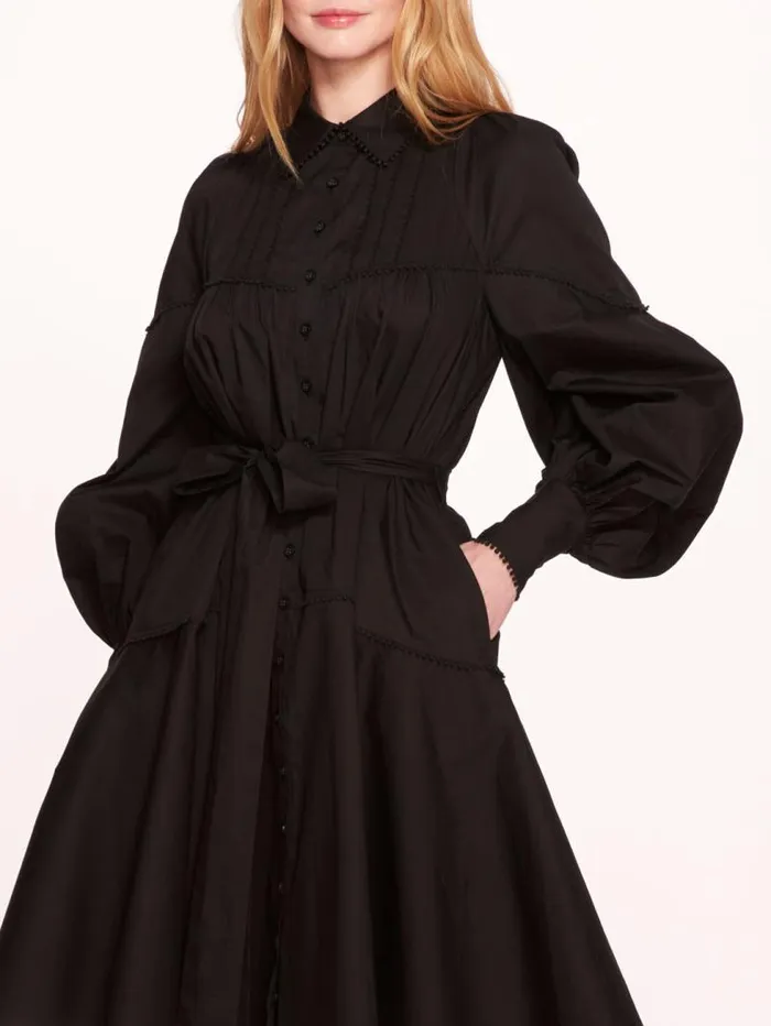 Women Marchesa Marchesa Rosa Disa Mini Dress Black