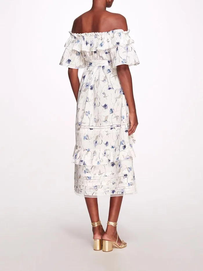 Women Marchesa Marchesa Rosa Rosie Ivory Navy