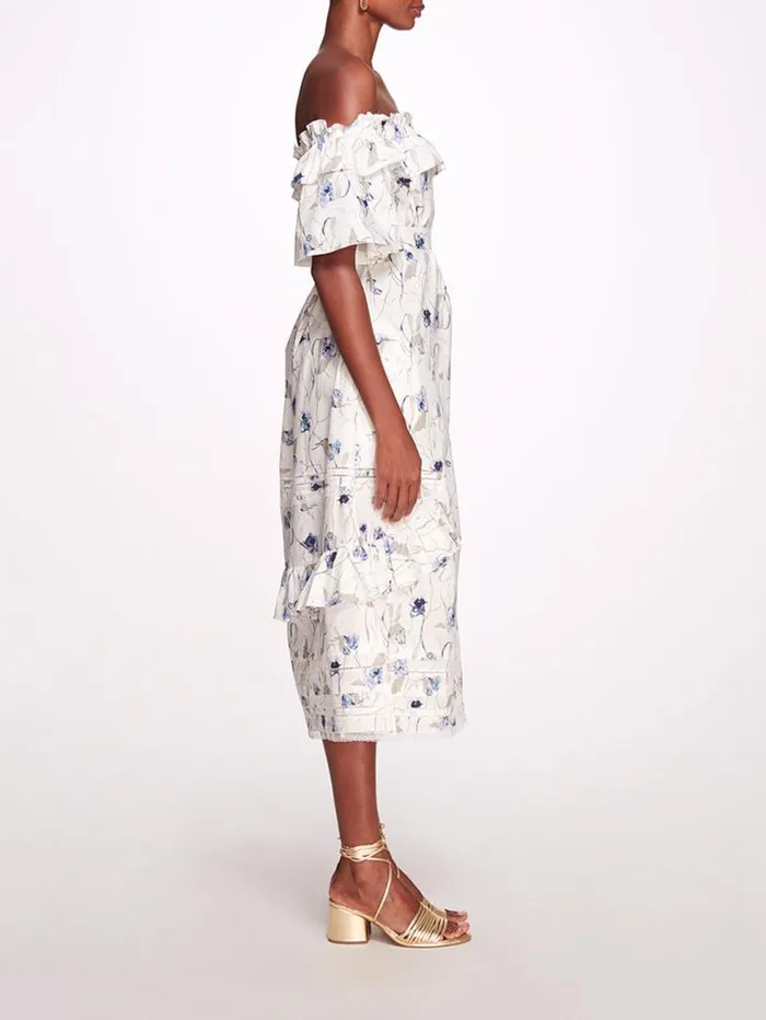 Women Marchesa Marchesa Rosa Rosie Ivory Navy
