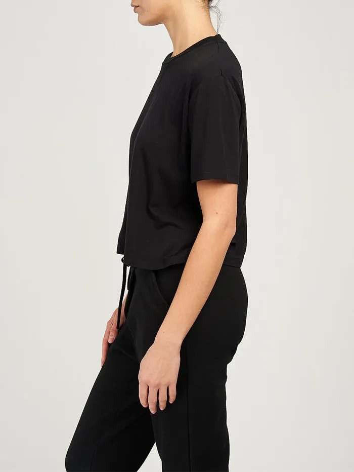 Women Marchesa Tops Dominique Tee Black