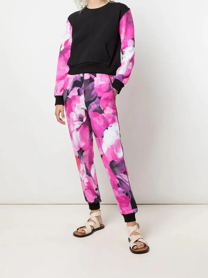 Women Marchesa Tops Wilma Sweatshirt Printed Raspberry Multi