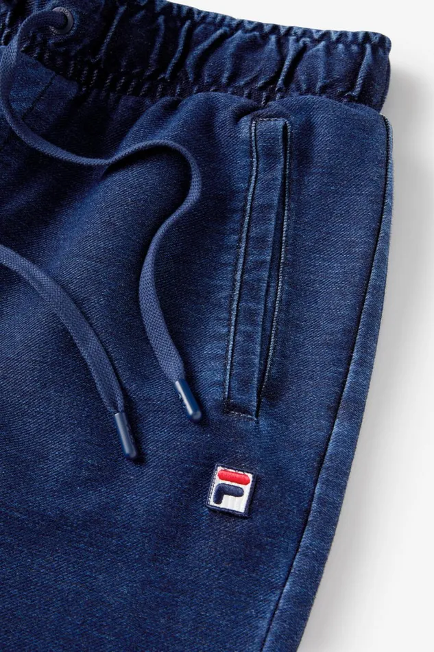 Women Matching Sets Fila Denim Joggers 401 Indigo Blue