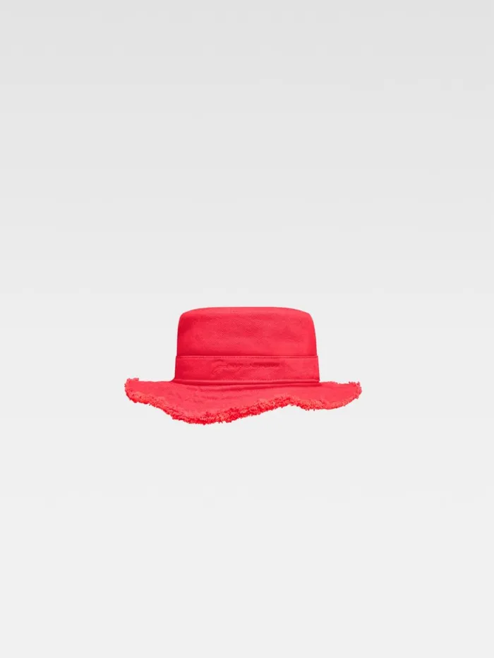 WomenMen Accessories and Shoes JACQUEMUS The Artichaut Kids039 Bucket Hat Red