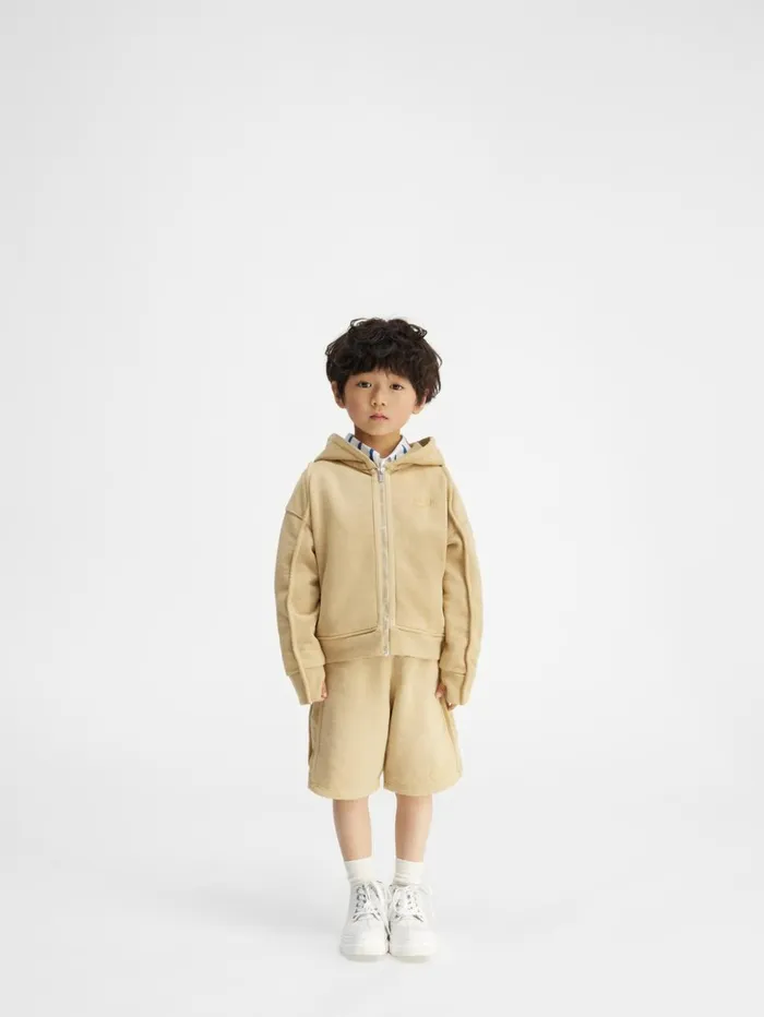 WomenMen Bottoms JACQUEMUS The Camargue Kids039 Shorts Dark Beige