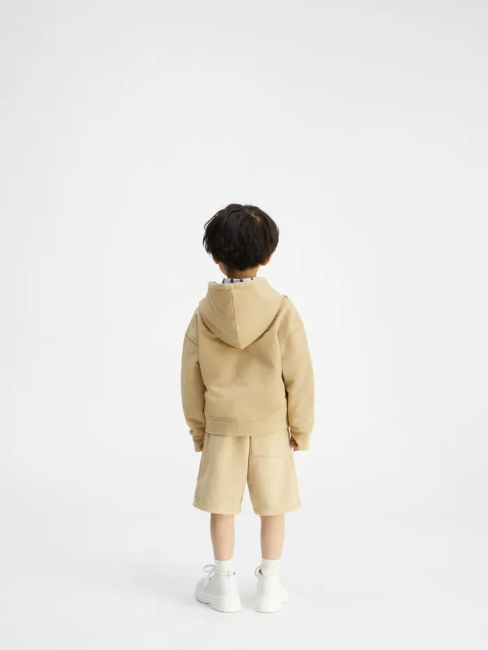 WomenMen Bottoms JACQUEMUS The Camargue Kids039 Shorts Dark Beige
