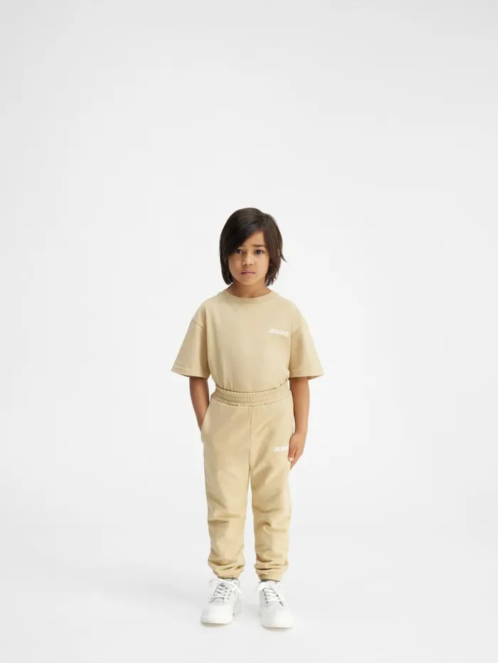WomenMen Bottoms JACQUEMUS The Jacquemus Kids039 Track Pants Dark Beige