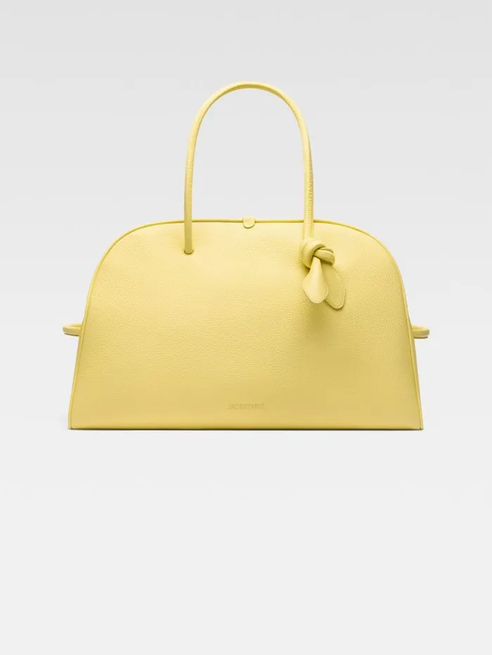 WomenMen Crossbody and Handbags JACQUEMUS The Large Turismo Light Yellow