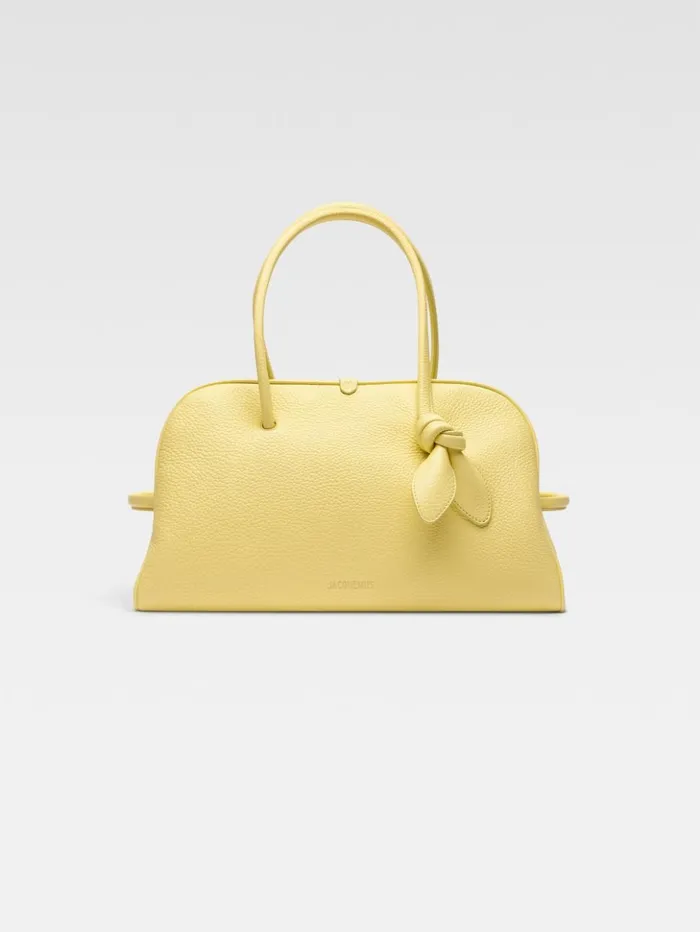 WomenMen Crossbody and Handbags JACQUEMUS The Turismo Light Yellow