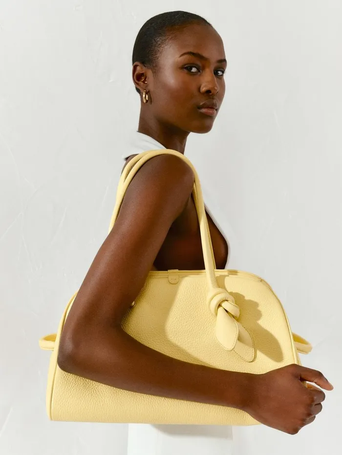 WomenMen Crossbody and Handbags JACQUEMUS The Turismo Light Yellow