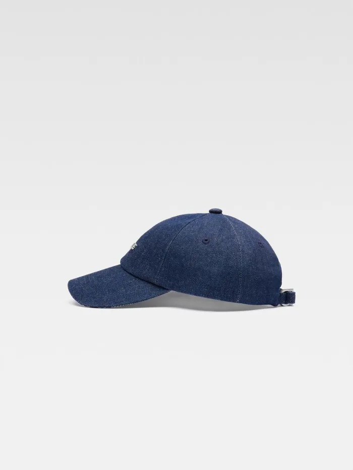 WomenMen Hats JACQUEMUS The Gadjo Cap Navy Navy Stripes