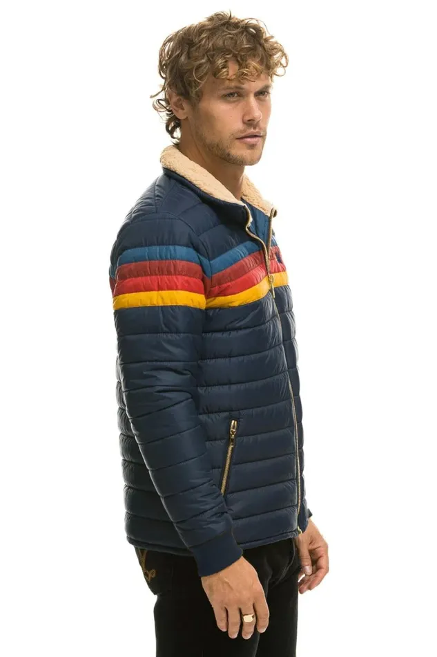 WomenMen Outerwear Aviator Nation 4 STRIPE JACKET 8211 NAVY WomenMen Outerwear Aviator Nation 4 STRIPE JACKET 8211 NAVY