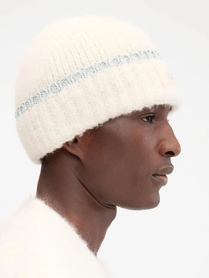 WomenMen Scarves Beanies and Gloves JACQUEMUS The Paoli Beanie Offwhite