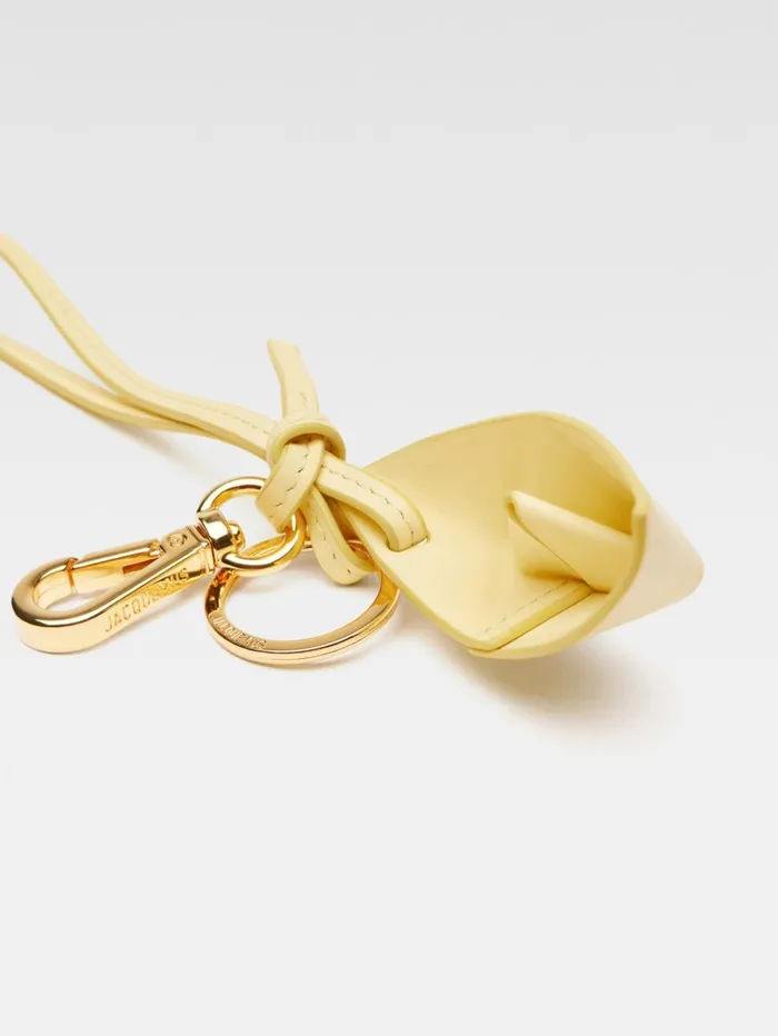 WomenMen Small Leather Goods JACQUEMUS The Bateau Keychain Light Yellow WomenMen Small Leather Goods JACQUEMUS The Bateau Keychain Light Yellow