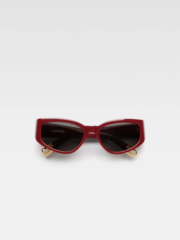WomenMen Sunglasses JACQUEMUS The Gala Sunglasses Burgundy
