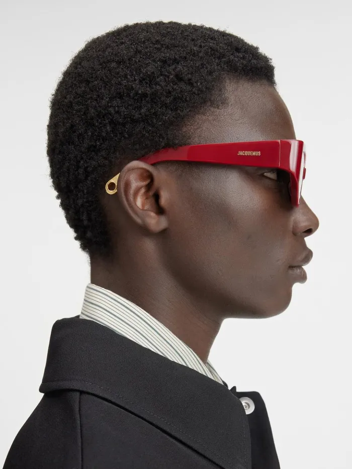 WomenMen Sunglasses JACQUEMUS The Gala Sunglasses Burgundy