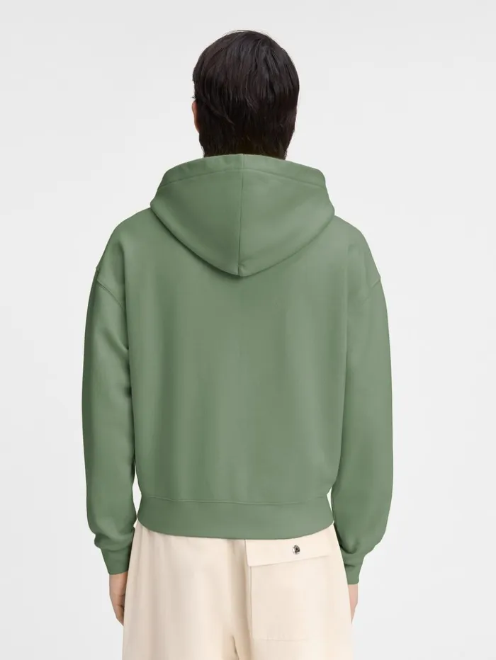 WomenMen Sweatshirts and Joggings JACQUEMUS The Gros Grain Zipped Hoodie Light Green WomenMen Sweatshirts and Joggings JACQUEMUS The Gros Grain Zipped Hoodie Light Green