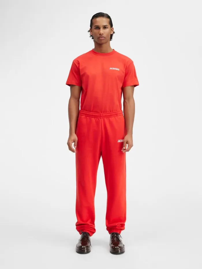 WomenMen Sweatshirts and Joggings JACQUEMUS The Jacquemus Track Pants Red