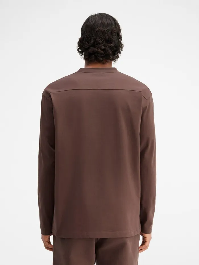 WomenMen Tshirts JACQUEMUS The Longsleeve Tshirt Brown WomenMen Tshirts JACQUEMUS The Longsleeve Tshirt Brown