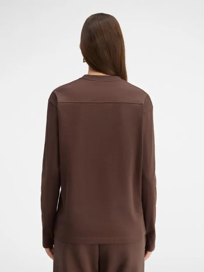WomenMen Tshirts JACQUEMUS The Longsleeve Tshirt Brown WomenMen Tshirts JACQUEMUS The Longsleeve Tshirt Brown