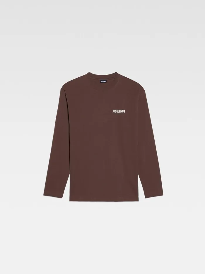 WomenMen Tshirts JACQUEMUS The Longsleeve Tshirt Brown WomenMen Tshirts JACQUEMUS The Longsleeve Tshirt Brown