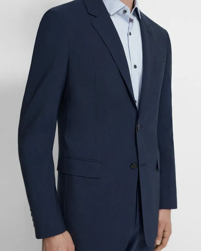 WomenMen Theory Blazers Jackets Structured Blazer In Stretch Wool Altitude