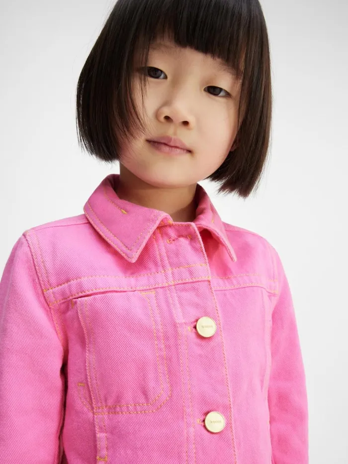 WomenMen Tops JACQUEMUS The Kids039 DeNmes Denim Jacket Pink WomenMen Tops JACQUEMUS The Kids039 DeNmes Denim Jacket Pink