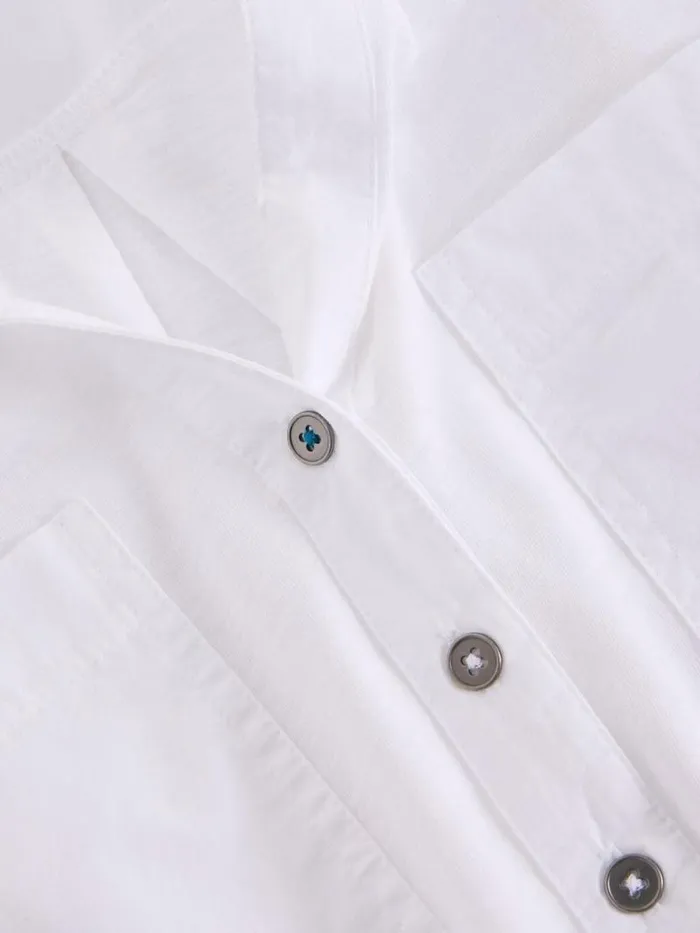 Women MISSY LONGLINE MIX SHIRT Natural White White Stuff Shirts and Blouses Women MISSY LONGLINE MIX SHIRT Natural White White Stuff Shirts and Blouses