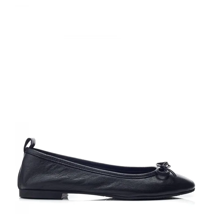 Women Moda In Pelle Casual Shoes Bsoleful BButterfly Black Leather