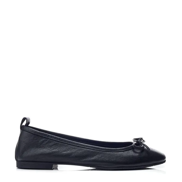 Women Moda In Pelle Casual Shoes Bsoleful BButterfly Black Leather