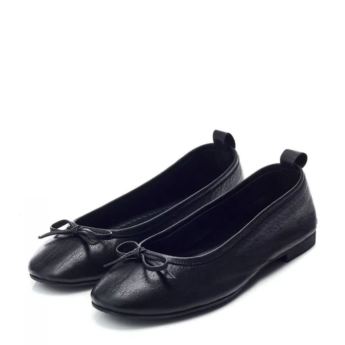 Women Moda In Pelle Casual Shoes Bsoleful BButterfly Black Leather
