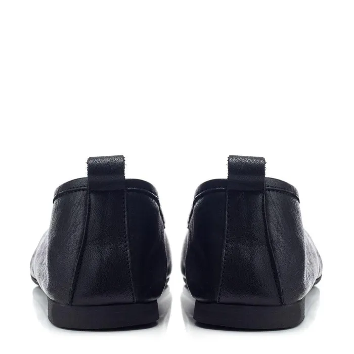Women Moda In Pelle Casual Shoes Bsoleful BButterfly Black Leather