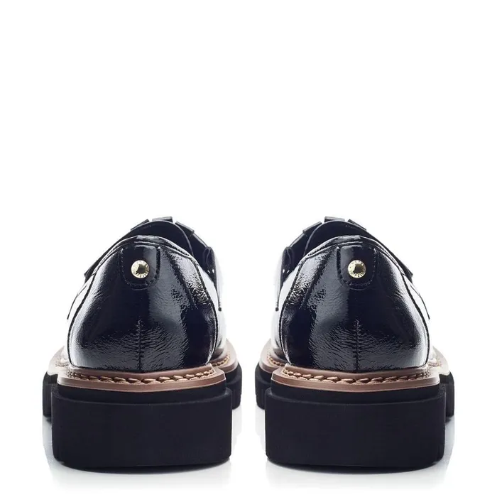 Women Moda In Pelle Casual Shoes Daniya Black Patent