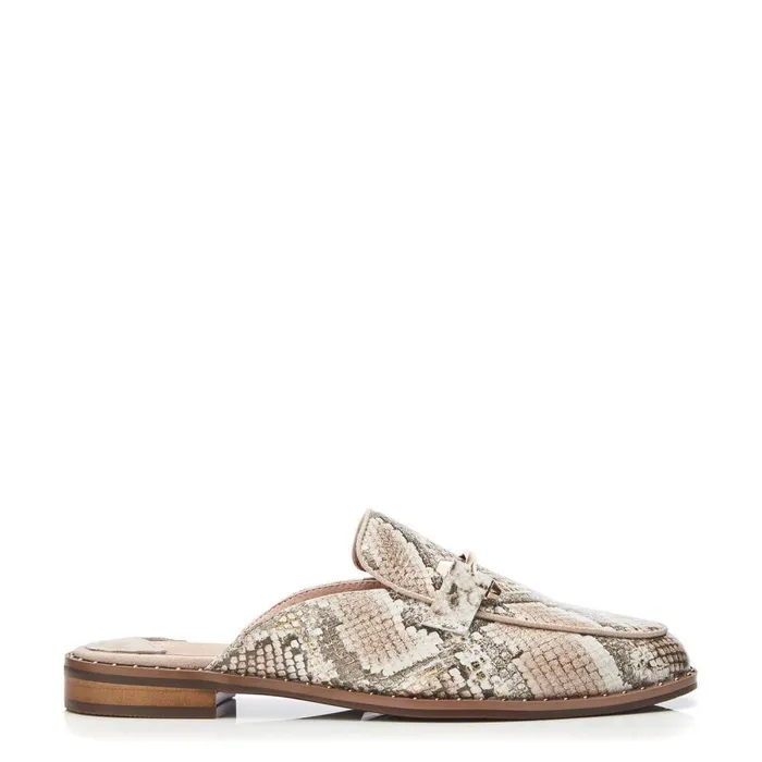 Women Moda In Pelle Casual Shoes Ellajean Natural 8211 Gold Snake Print Leather