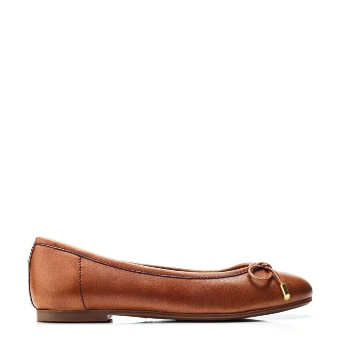 Women Moda In Pelle Casual Shoes Feebie Tan Leather