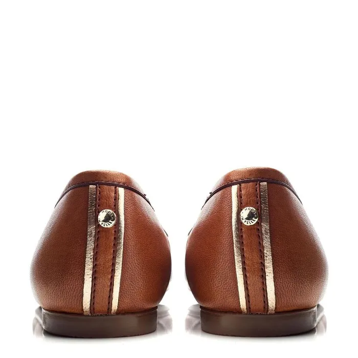 Women Moda In Pelle Casual Shoes Feebie Tan Leather