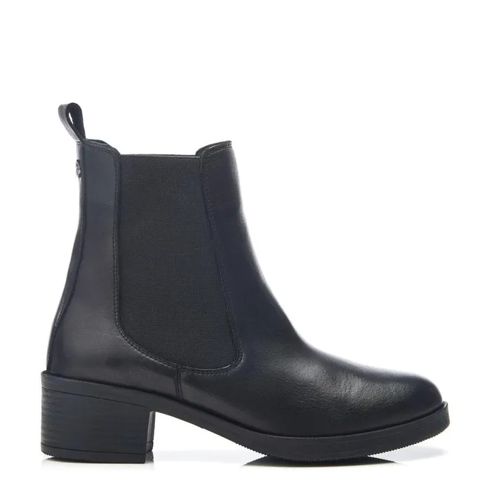 Women Moda In Pelle Chelsea Boots Brooki Black Leather