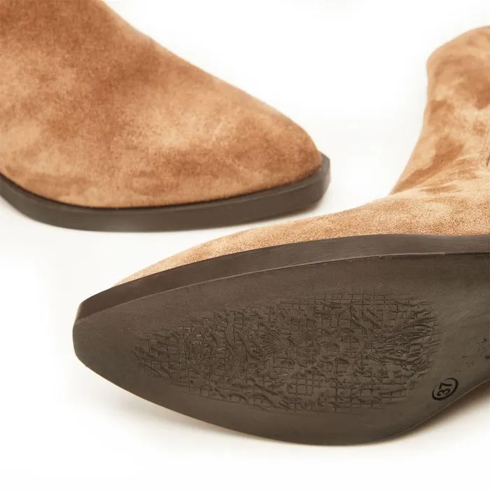 Women Moda In Pelle Chelsea Boots Kaela Taupe Suede