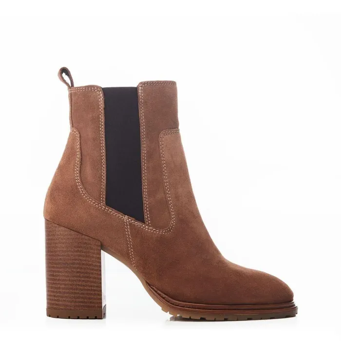 Women Moda In Pelle Chelsea Boots Kayari Tan Suede