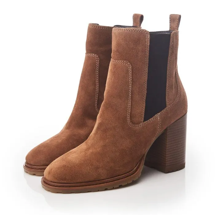 Women Moda In Pelle Chelsea Boots Kayari Tan Suede