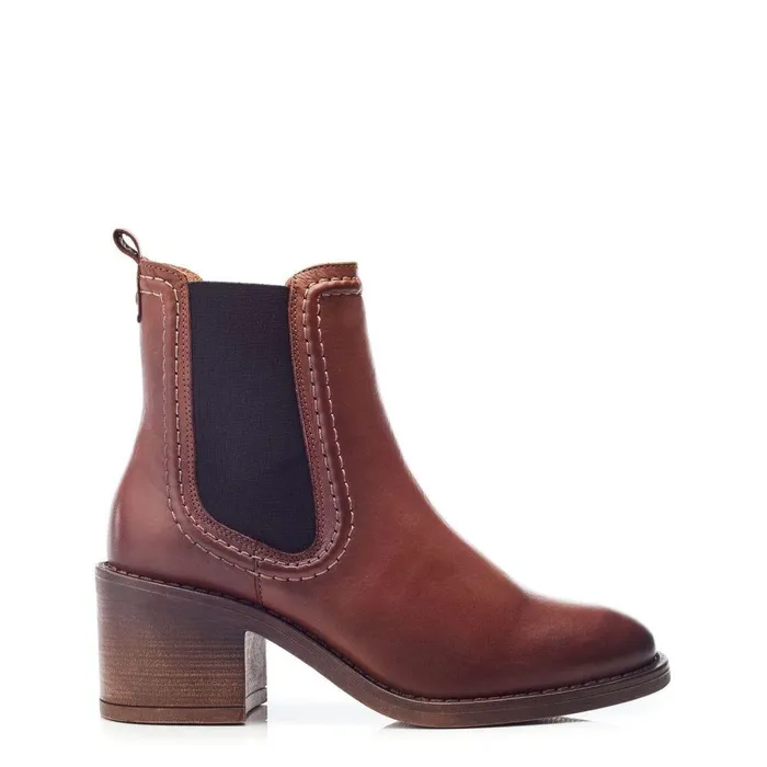 Women Moda In Pelle Chelsea Boots Omally Tan Leather