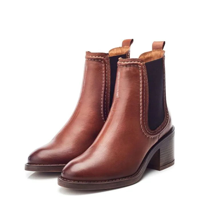 Women Moda In Pelle Chelsea Boots Omally Tan Leather