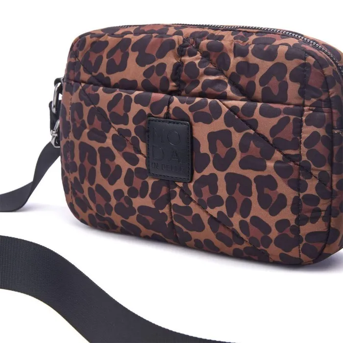 Women Moda In Pelle Crossbody Bags Azani Bag Dark Leopard Nylon